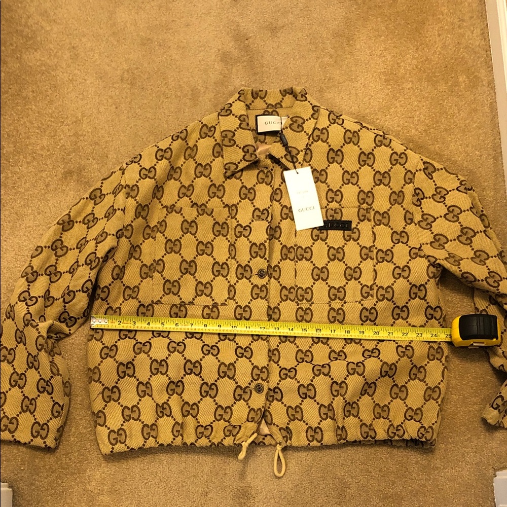 Gucci Beige Monogram Jacket